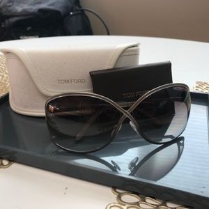 Tom Ford Sunglasses Rickie Silver/Tan/Gradient